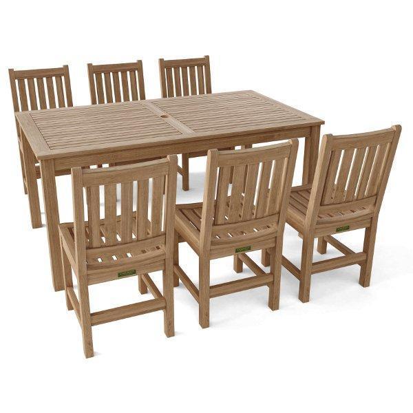 Anderson Teak 7-Pieces Sonoma Rectangular Dining Set