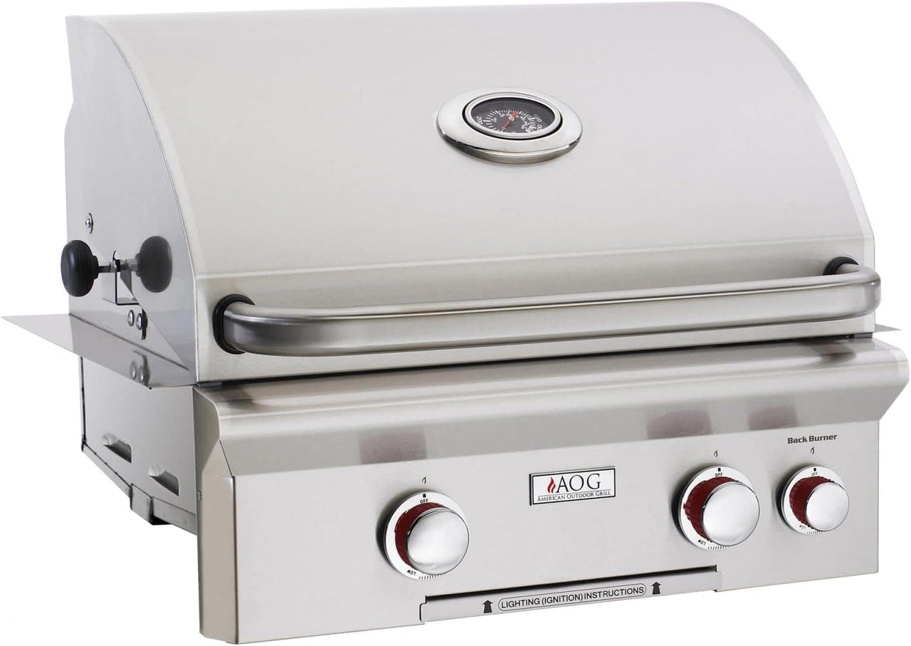 American Outdoor Grill 24" Built-In "T" Series Gas Grill (Optional Rotisserie)