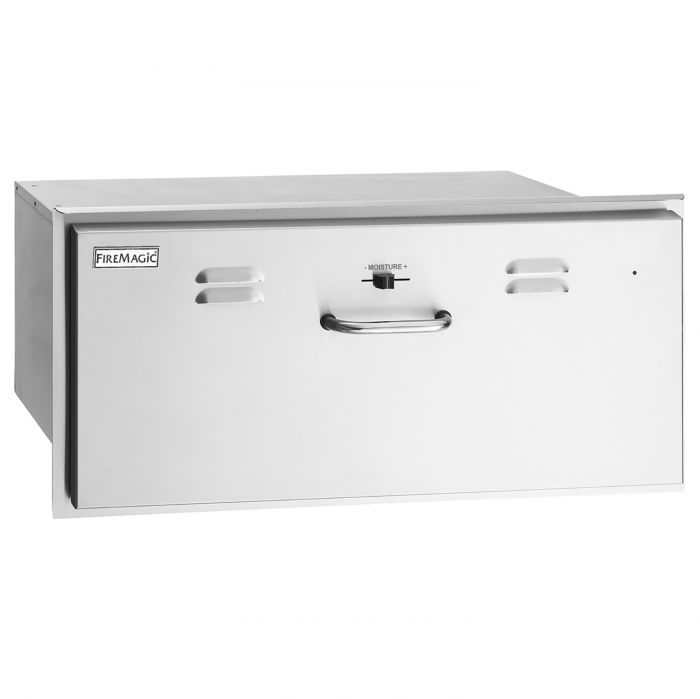 Fire Magic Select 30-Inch Built-In 110V Electric Stainless Steel Warming Drawer