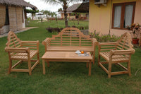 Thumbnail for Anderson Teak Marlborough 3-Seater 4-Pieces Conversation Set