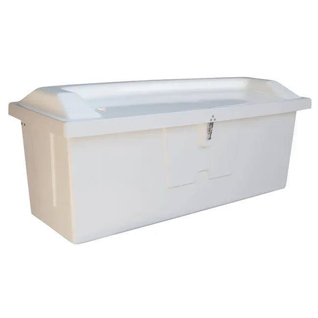 Taylor Made Stow 'N Go Fiberglass Large Dock Box with Top Seat 83555