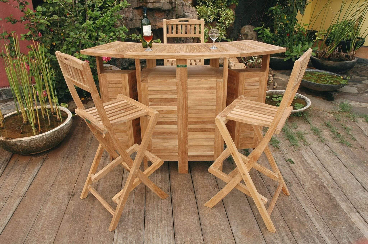 Anderson Teak Altavista 5-Pieces Bar Set