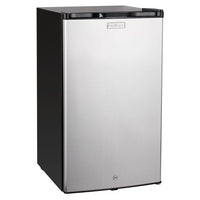 Thumbnail for Fire Magic 20-Inch 4.0 Cu. Ft. Compact Refrigerator - Stainless Steel Door / Black Cabinet