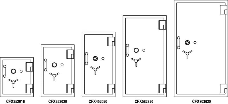 AMSEC CFX352020 TL-30X6 High Security Fireproof Safe