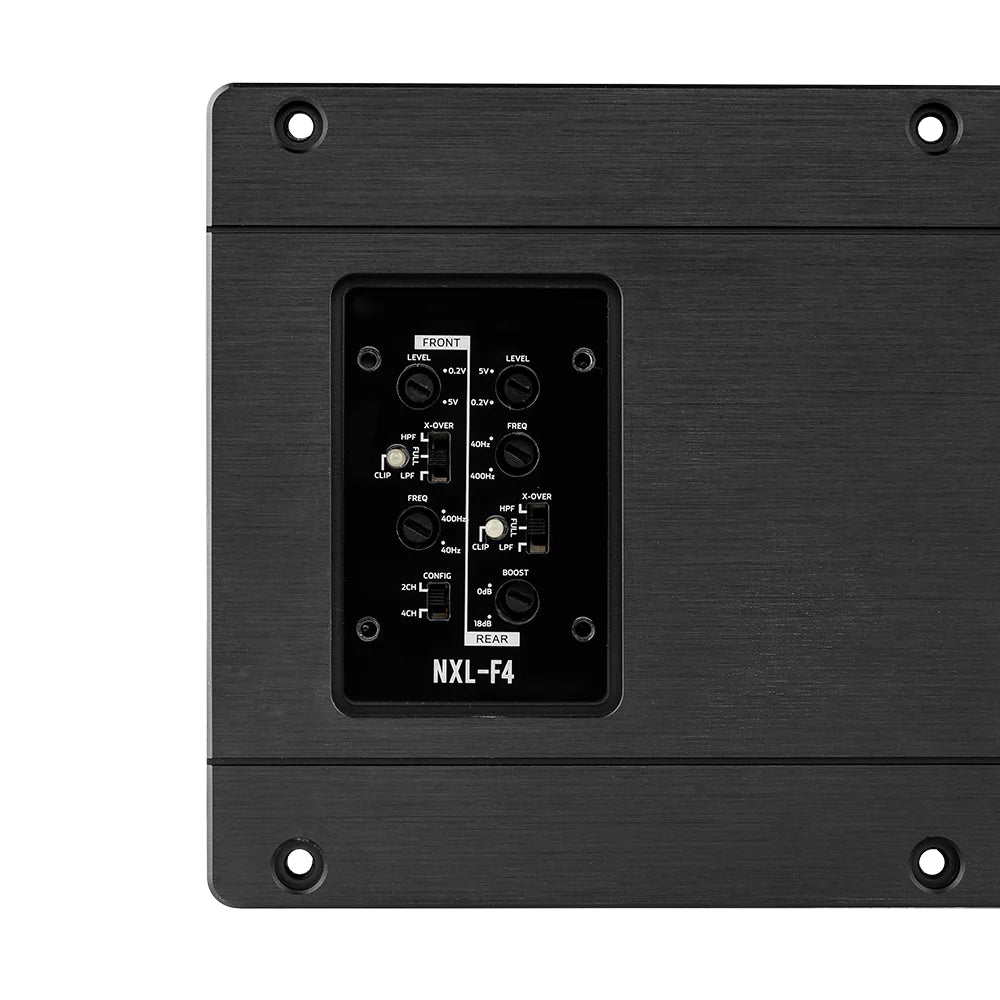 DS18 HYDRO 4-Channel Flush Mount Full-Range Amplifier with Voltmeter