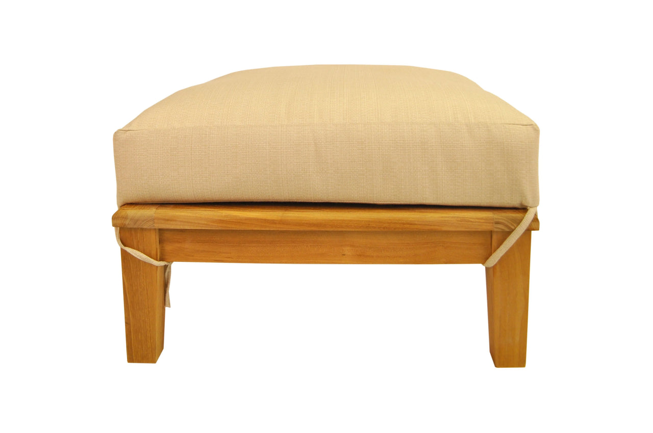 Anderson Teak Brianna Ottoman + Cushion