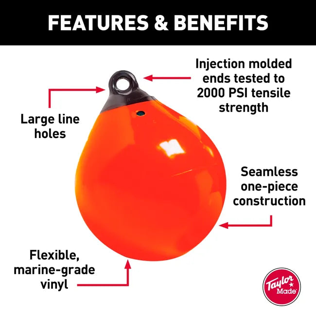 Taylor Made Tuff End Orange Buoy 21"