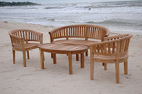 Thumbnail for Anderson Teak Curve 4-Pieces Conversation Set