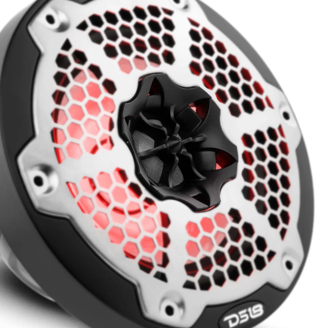 DS18 New Edition 8" 2-Way 375W Marine Speakers With RGB LED Lights