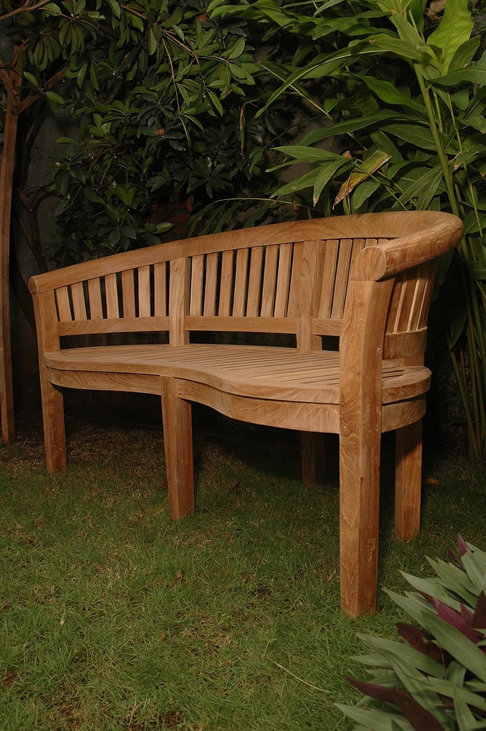 Anderson Teak Curve 3-Seater Extra Thick Bench