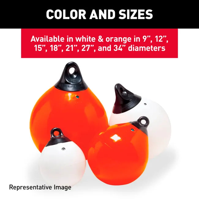 Taylor Made Tuff End Orange Buoy 21"