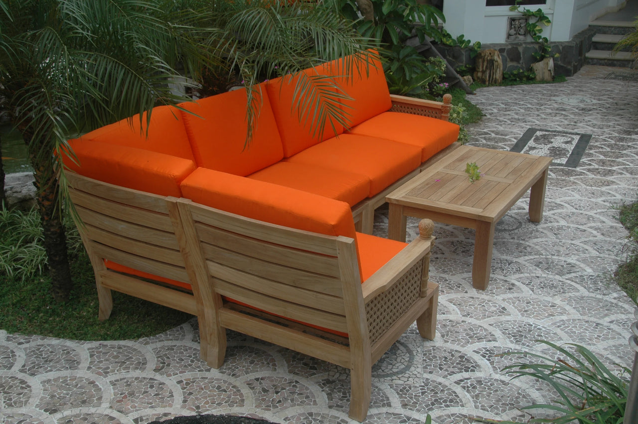 Anderson Teak Luxe 6-Piece Modular Deep Seating Set