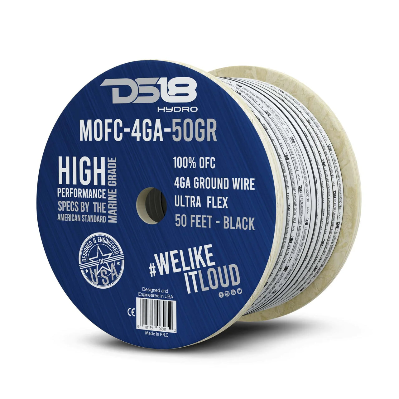 DS18 Marine Grade OFC Ground Wire 4 GA