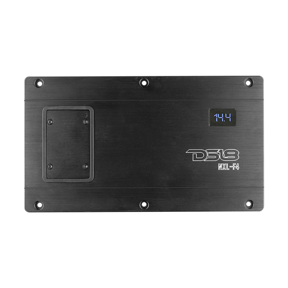 DS18 HYDRO 4-Channel Flush Mount Full-Range Amplifier with Voltmeter