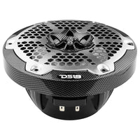 Thumbnail for DS18 2-Way Marine Speakers with RGB LED Lights - Black Carbon Fiber