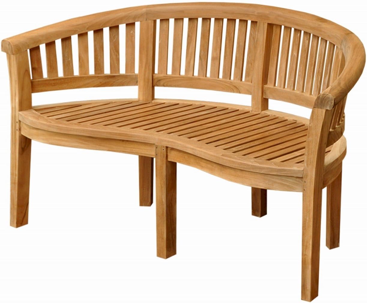 Anderson Teak Curve 3-Seater Extra Thick Bench