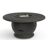 Thumbnail for American Fyre Designs Amphora Round Gas Fire Pit Table with Concrete Top