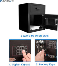 Thumbnail for BARSKA Large Keypad Depository Safe