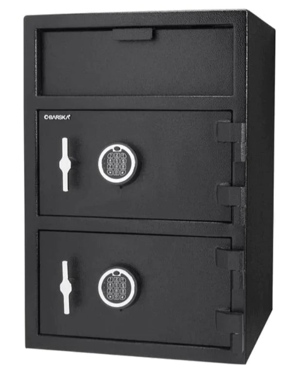 BARSKA 1.6/2 Cubic Ft. Two Lock Digital Keypad Depository Safe