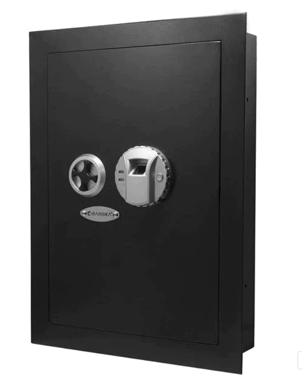 BARSKA Biometric Wall Safe Black