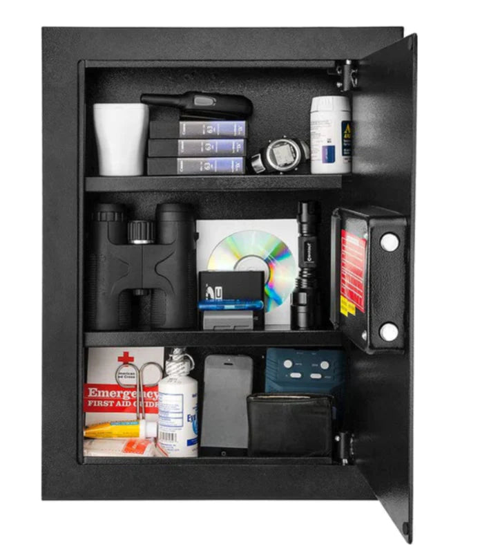 BARSKA Biometric Wall Safe Black