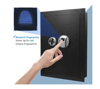 Thumbnail for BARSKA Biometric Wall Safe Black