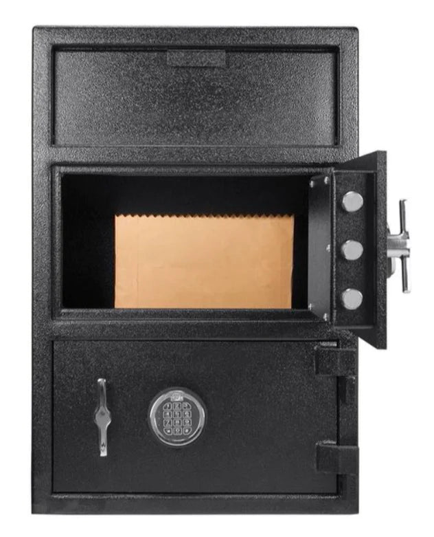 BARSKA 1.6/2 Cubic Ft. Two Lock Digital Keypad Depository Safe