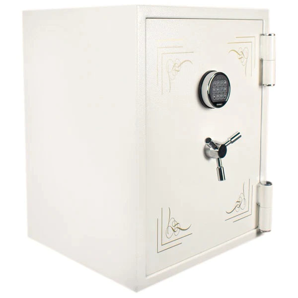 BARSKA Keypad Fireproof Jewelry Safe, White