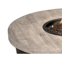 Thumbnail for American Fyre Designs Contempo Round Reclaimed Wood Gas Fire Pit Table