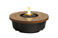 Thumbnail for American Fyre Designs Contempo Round Reclaimed Wood Gas Fire Pit Table