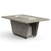 Thumbnail for American Fyre Designs Cosmopolitan Rectangle Concrete Fire Table - 54