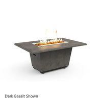 Thumbnail for American Fyre Designs Cosmopolitan Rectangle Concrete Fire Table - 54