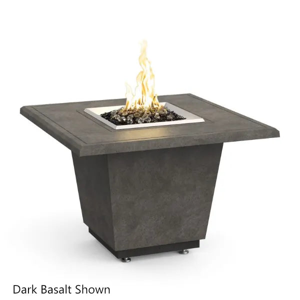 American Fyre Designs Cosmopolitan Square Concrete Fire Table - 36"