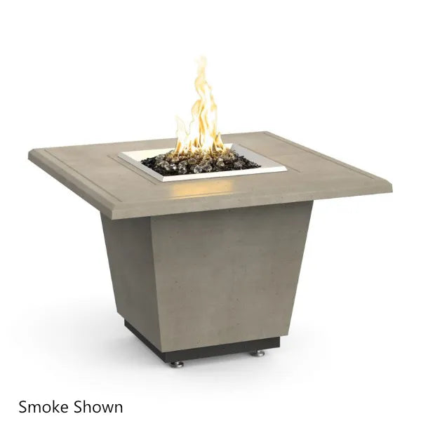 American Fyre Designs Cosmopolitan Square Concrete Fire Table - 36"