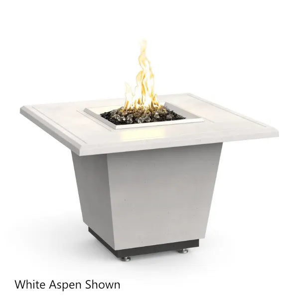 American Fyre Designs Cosmopolitan Square Concrete Fire Table - 36"