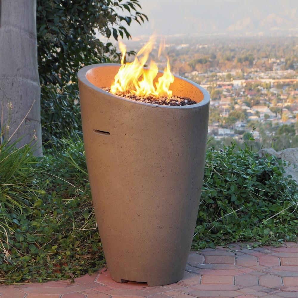 American Fyre Designs Eclipse Natural Gas Fire Urn - 23"