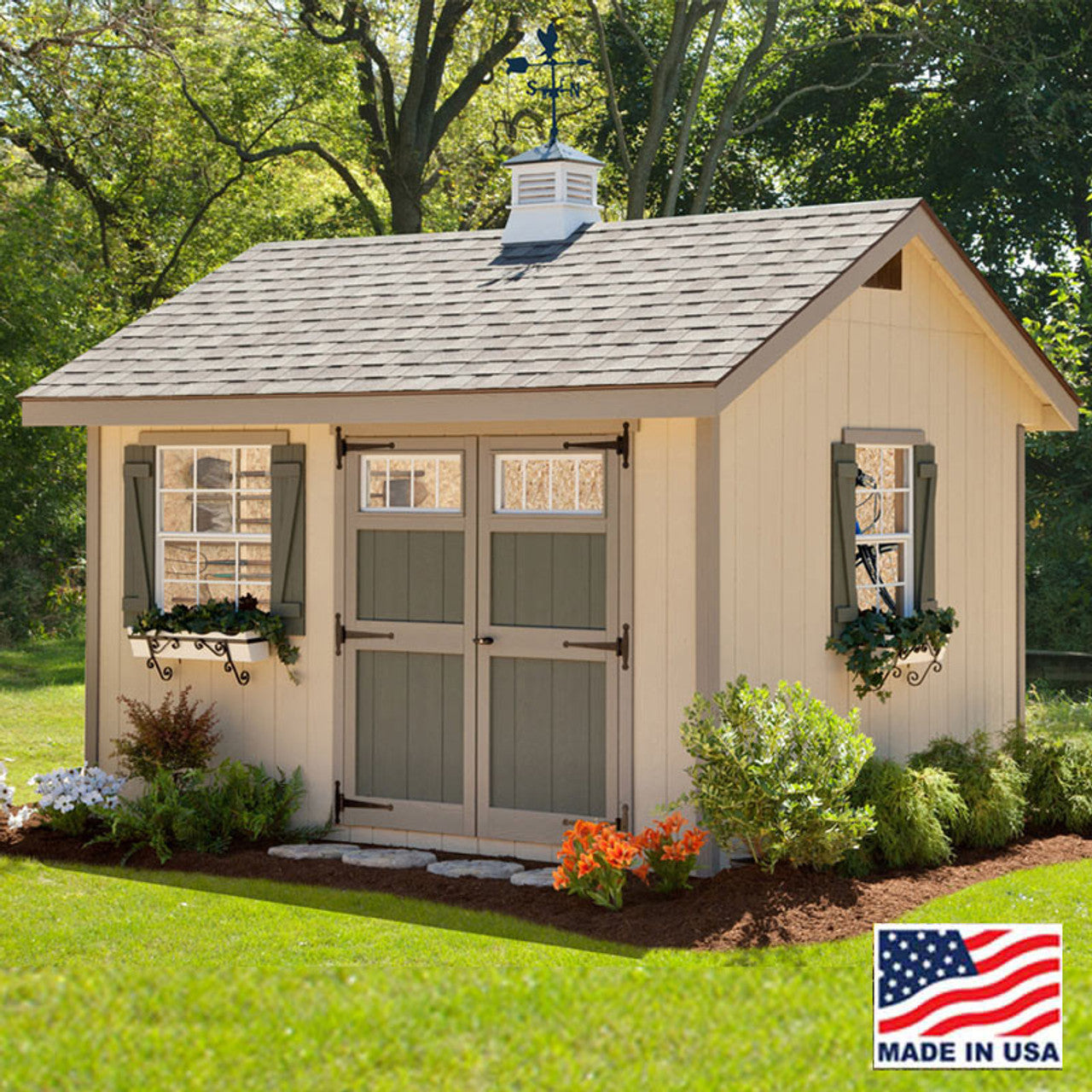 EZ-Fit Sheds 8' x 12' Heritage Shed Kit