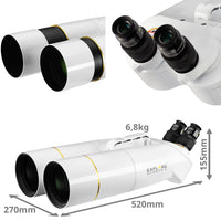 Thumbnail for Explore Scientific BT-100 SF Large Binoculars with 62 Degree LER Eyepieces