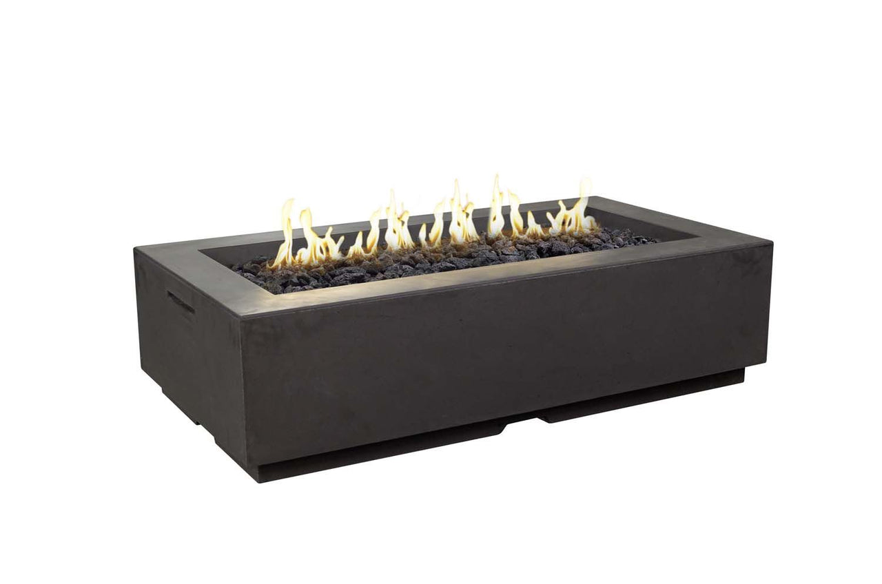 American Fyre Designs Louvre Rectangular Gas Fire Pit - 56"