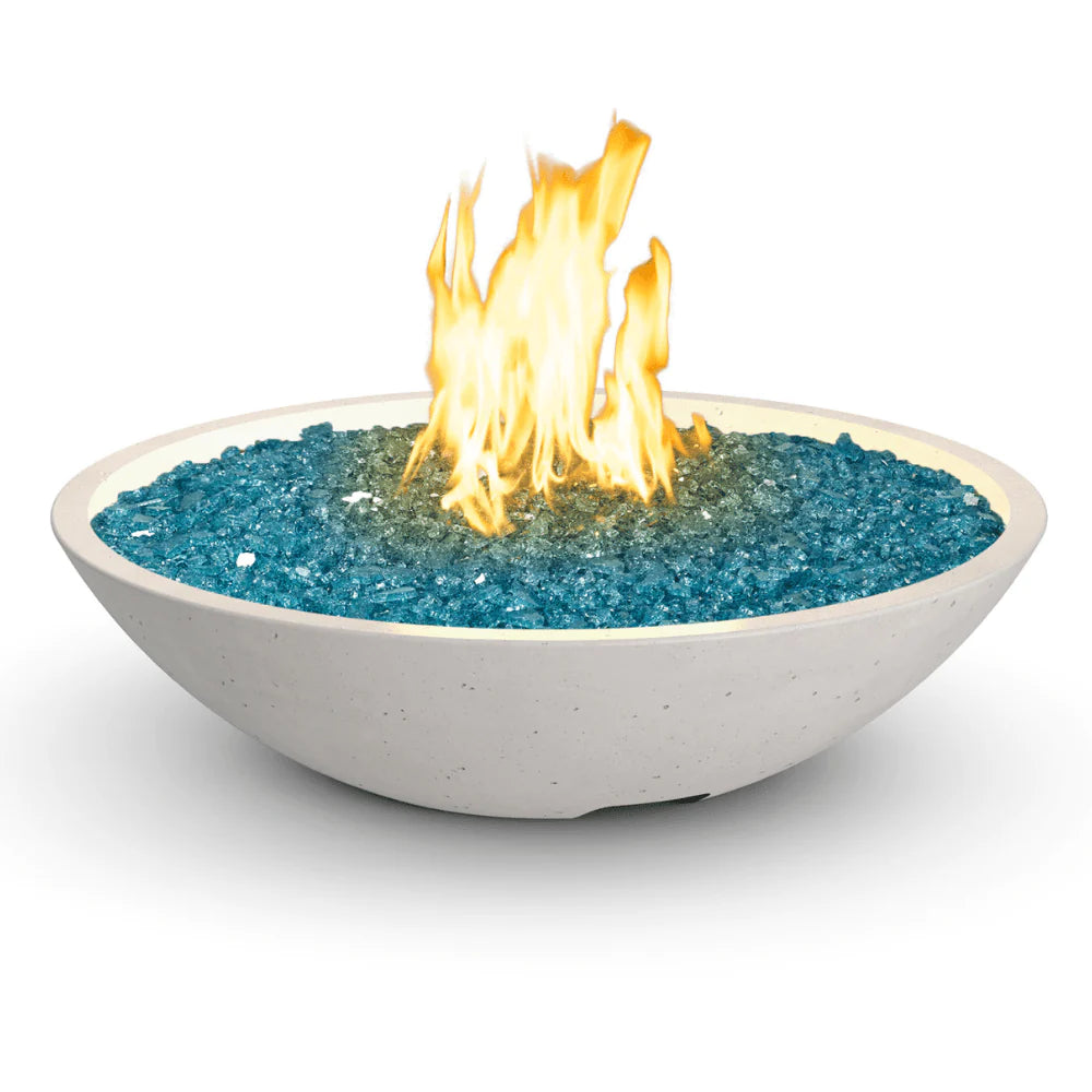 American Fyre Designs Marseille Round Gas Fire Bowl - 32"