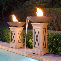 Thumbnail for American Fyre Designs Marseille Round Gas Fire Bowl - 32