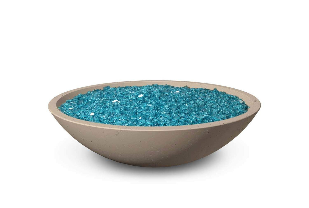 American Fyre Designs Marseille Round Gas Fire Bowl - 32"