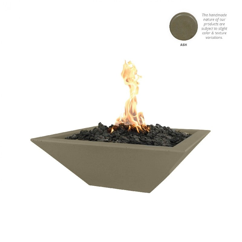 The Outdoor Plus 36" Maya GFRC Square Fire Bowl