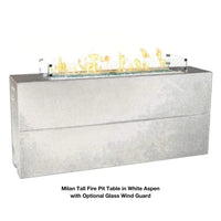Thumbnail for American Fyre Designs Milan Tall Rectangle Bar Height Fire Table - 72