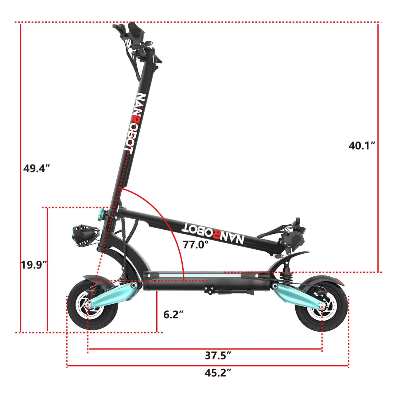 Nanrobot Lightning 2.0 Electric Commuter Scooter