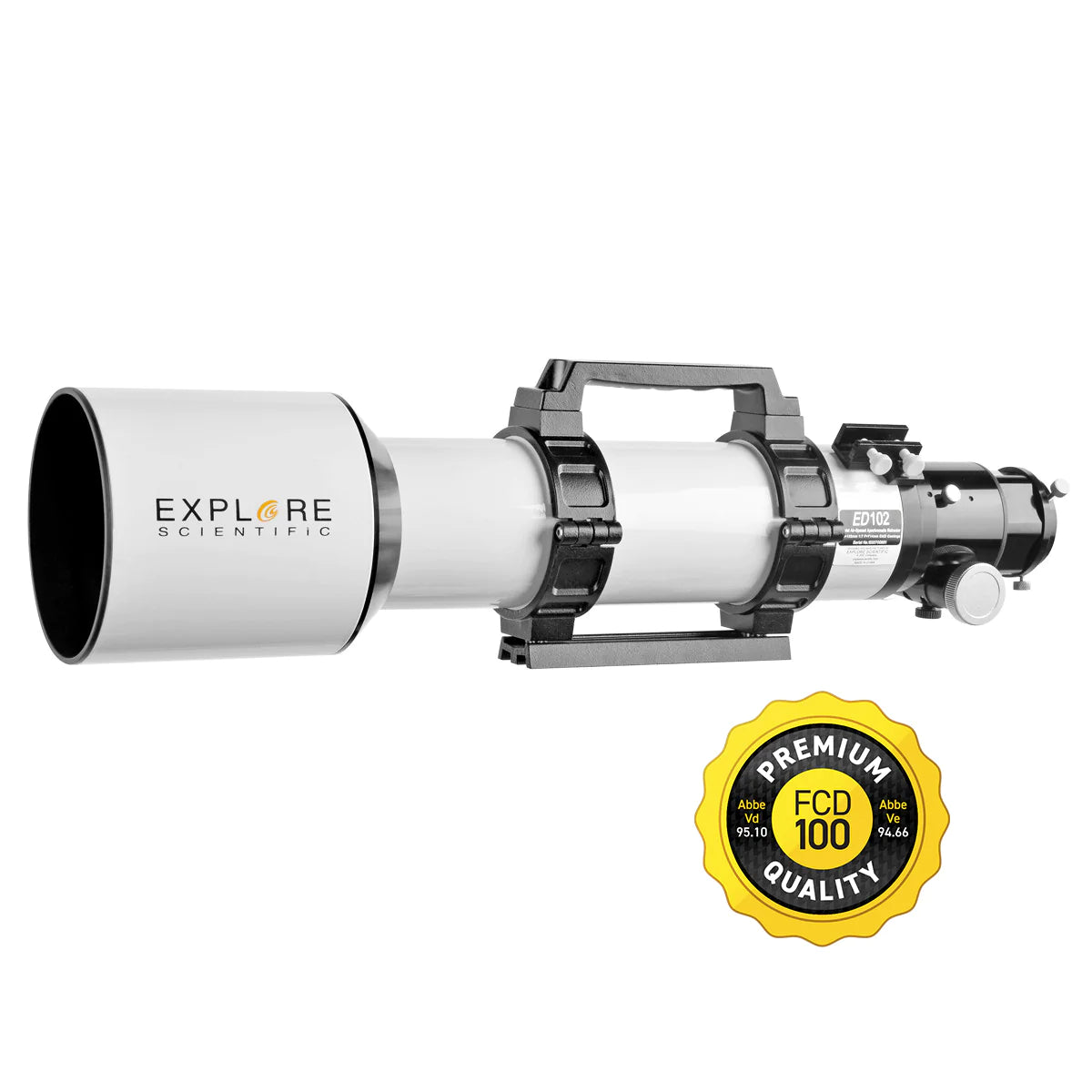 Explore Scientific ED102-FCD100 Series Air-Spaced Triplet Refractor Telescope