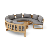 Thumbnail for Anderson Teak SET-810 5-pc Circular Modular Deep Seating Set