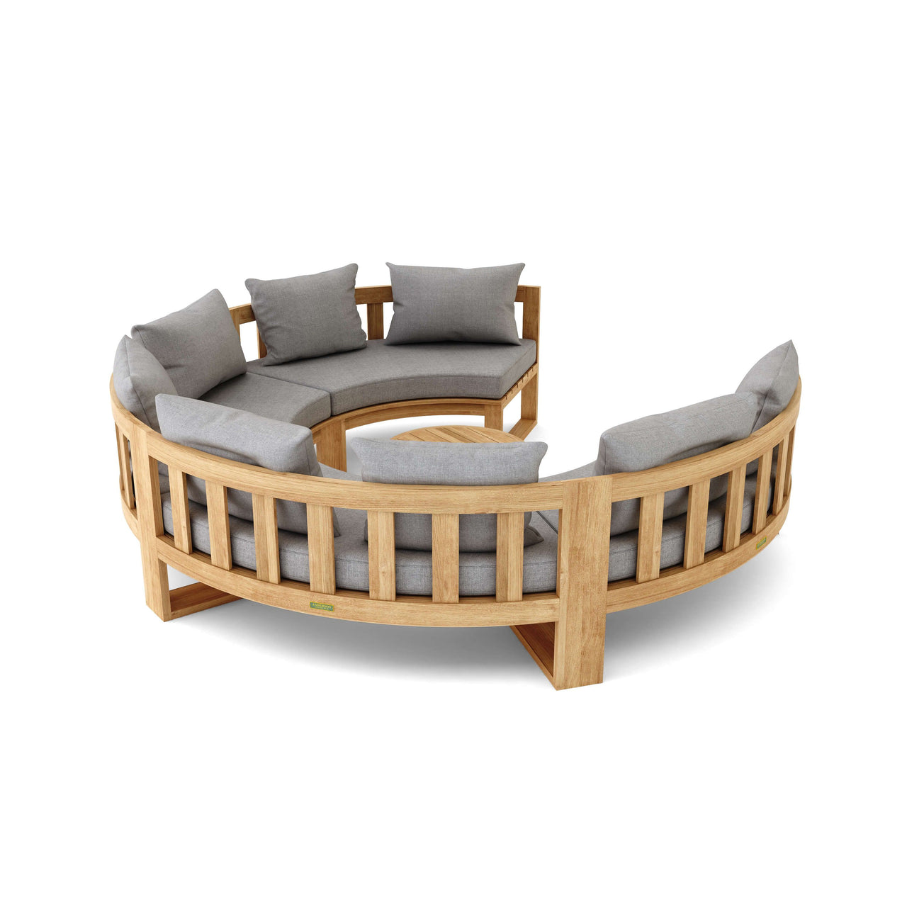 Anderson Teak SET-810 5-pc Circular Modular Deep Seating Set