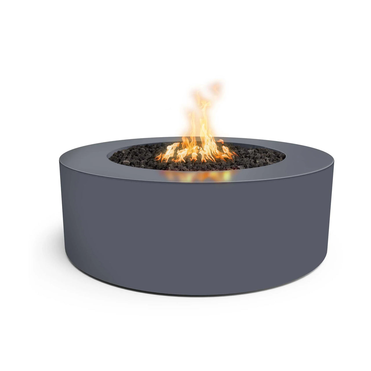 The Outdoor Plus 48" Unity Round Fire Pit - 24" Tall Powder Coated Steel