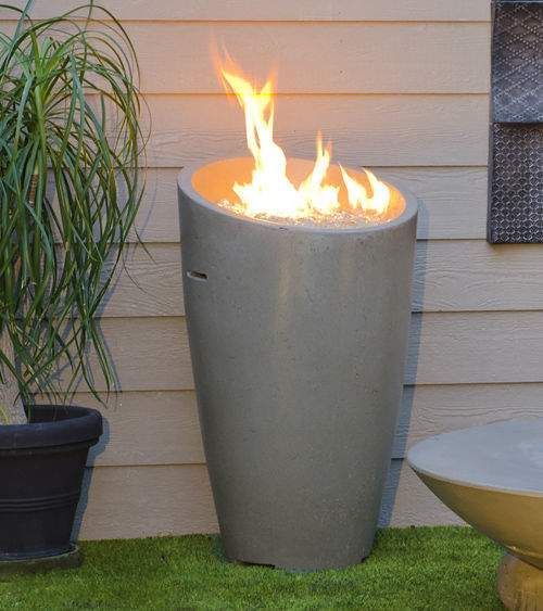 American Fyre Designs Eclipse Natural Gas Fire Urn - 23"